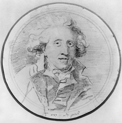 Portrait presumed to be Jean-Honore Fragonard, 1787 by Marguerite Gerard